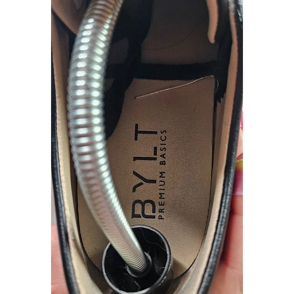 BYLT Everyday 2 Mens Size 12 Shoes Full Grain Leather‎ Casual Sneakers Black
